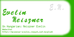evelin meiszner business card